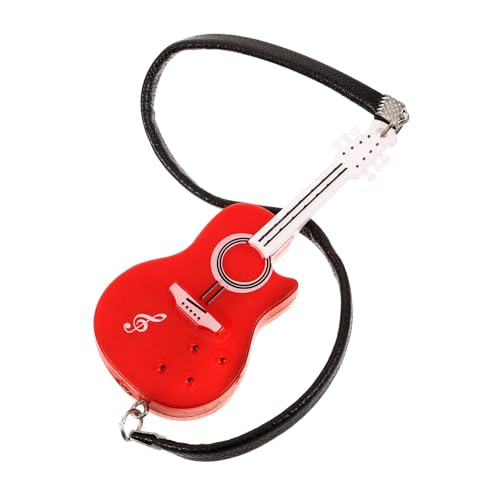 SUPVOX Miniatur Gitarre Puppenzubehör Rote Simulation Musikinstrument Puppenhaus Dekoration Kreatives Accessoire für Fotoshootings SUPVOX Miniatur Gitarre Puppenzubehör Rote Simulation Musikinstrument Puppenhaus Dekoration Kreatives Accessoire für Fotoshootings von Supvox