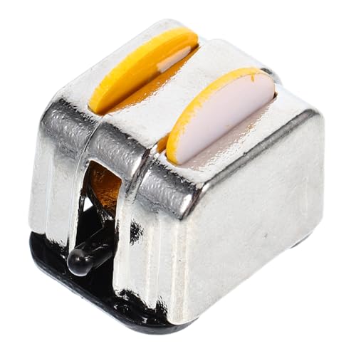 SUPVOX Miniatur Toaster Modell aus Zinklegierung Stabiles Puppenhaus Küchengerät mit Zwei Brotscheiben Leichtes Langlebiges Dekor für Mikro und Spielzeugküchen SUPVOX Miniatur Toaster Modell aus Zinklegierung Stabiles Puppenhaus Küchengerät mit Zwei Brotscheiben Leichtes Langlebiges Dekor für Mikro und Spielzeugküchen von Supvox