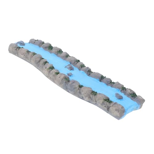 SUPVOX Miniatur Wasserlauf Deko aus Robustem Harz Realistische Fluss und Bachlandschaft für Sandtisch Puppenhaus und Modelleisenbahn Künstlerische Micro Landschaftsdekoration für Zuhause SUPVOX Miniatur Wasserlauf Deko aus Robustem Harz Realistische Fluss und Bachlandschaft für Sandtisch Puppenhaus und Modelleisenbahn Künstlerische Micro Landschaftsdekoration für Zuhause von Supvox