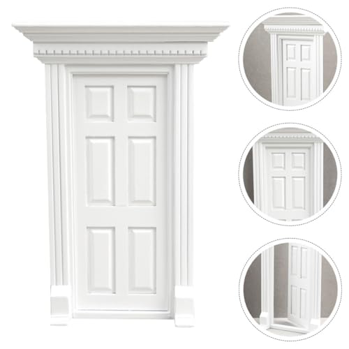 SUPVOX Miniatur Weiße Holztür mit Fächern Puppenhaus Möbel Dekoration Langlebig und Detailreich Sicher für Stilvolles Mini Haus Zubehör für Kreative Innenraumgestaltung SUPVOX Miniatur Weiße Holztür mit Fächern Puppenhaus Möbel Dekoration Langlebig und Detailreich Sicher für Stilvolles Mini Haus Zubehör für Kreative Innenraumgestaltung von Supvox