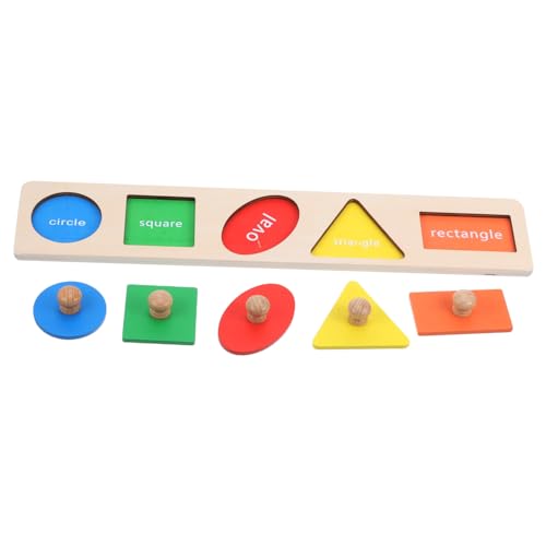 SUPVOX Montessori Holzspielzeug Formen Sortierpuzzle für Kleinkinder Motorikförderndes Lernspielzeug zur Farb und Formenerkennung Pädagogisches Steckpuzzle für Frühe Entwicklung SUPVOX Montessori Holzspielzeug Formen Sortierpuzzle für Kleinkinder Motorikförderndes Lernspielzeug zur Farb und Formenerkennung Pädagogisches Steckpuzzle für Frühe Entwicklung von Supvox