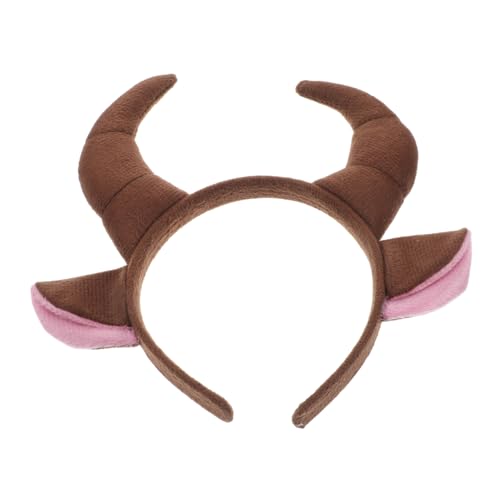 SUPVOX Ox Horn Haarreif Kostüm Tierohren Stirnband Stabil und Sicher für Fasching Karneval Cosplay Geburtstagsfeier Modisches Accessoire für Mädchen und Jungen SUPVOX Ox Horn Haarreif Kostüm Tierohren Stirnband Stabil und Sicher für Fasching Karneval Cosplay Geburtstagsfeier Modisches Accessoire für Mädchen und Jungen von Supvox
