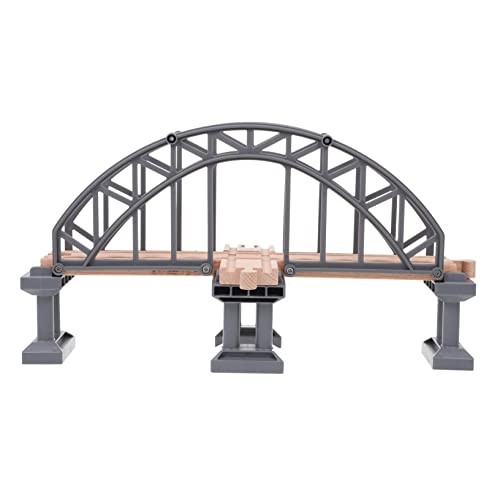SUPVOX Plastik Zugbrücke Holz Eisenbahn Schienen Zubehör Spielset Kreative Brücke für Jungen Mädchen Eltern Junge Mädchen Interaktion SUPVOX Plastik Zugbrücke Holz Eisenbahn Schienen Zubehör Spielset Kreative Brücke für Jungen Mädchen Eltern Junge Mädchen Interaktion von Supvox