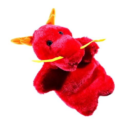 SUPVOX Plüsch Drache Handpuppe Kuscheltier Interaktiv Storytelling Geschenk Rot Cartoon Handpuppe Spiel für Kommunikation und Fantasieentwicklung SUPVOX Plüsch Drache Handpuppe Kuscheltier Interaktiv Storytelling Geschenk Rot Cartoon Handpuppe Spiel für Kommunikation und Fantasieentwicklung von Supvox