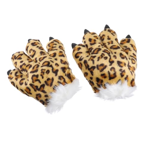 SUPVOX Plüschige Leopardenpfoten Handschuhe für Cosplay und Kostüm Kuschelig Tierische Claw Gloves für Party Bühnenauftritte Halloween und Rollenspiele Warmes Pelziges Design SUPVOX Plüschige Leopardenpfoten Handschuhe für Cosplay und Kostüm Kuschelig Tierische Claw Gloves für Party Bühnenauftritte Halloween und Rollenspiele Warmes Pelziges Design von Supvox