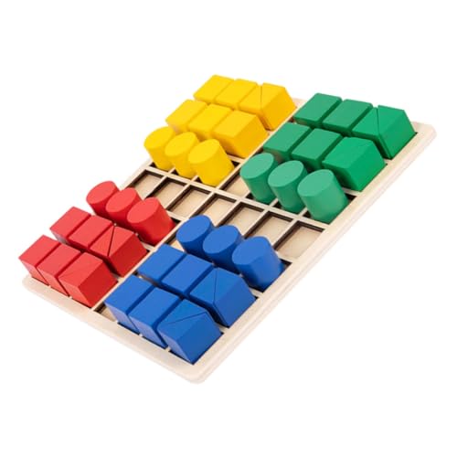 SUPVOX Praktisches Holzspielzeug Bunter Geometrischer Bausteine für Montessori Pädagogisches Puzzle Fördert Kognitive Fähigkeiten Sichere Glatte Kanten Eltern Junge Mädchen Spiel SUPVOX Praktisches Holzspielzeug Bunter Geometrischer Bausteine für Montessori Pädagogisches Puzzle Fördert Kognitive Fähigkeiten Sichere Glatte Kanten Eltern Junge Mädchen Spiel von Supvox