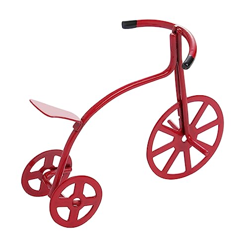 SUPVOX Mini Tricycle Modell Aus Dekoratives Spielzeug Für Miniaturhäuser Kreatives Rotes Dreirad Für Kinderzimmer Und Freunde SUPVOX Mini Tricycle Modell Aus Dekoratives Spielzeug Für Miniaturhäuser Kreatives Rotes Dreirad Für Kinderzimmer Und Freunde von Supvox