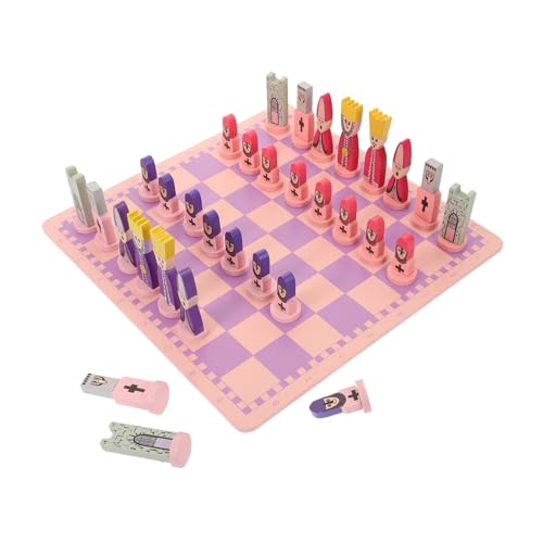 SUPVOX Reiseschachspiel Set aus Hochwertigem Holz mit Faltbarem Schachbrett Buntes Pädagogisches für Erwachsene Fördert Auge Hand Koordination und Problemlösungskompetenz SUPVOX Reiseschachspiel Set aus Hochwertigem Holz mit Faltbarem Schachbrett Buntes Pädagogisches für Erwachsene Fördert Auge Hand Koordination und Problemlösungskompetenz von Supvox