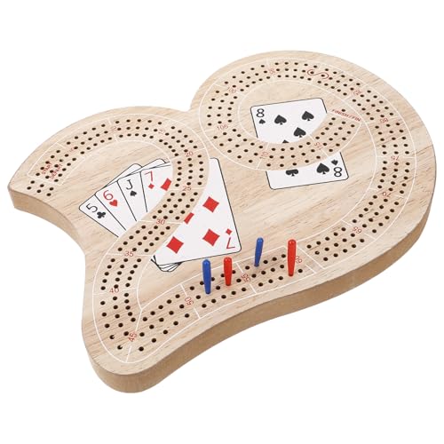 SUPVOX Reiseset Cribbage Spielbrett mit Innovativem Zahlen Design Tragbares Doppelseitiges Punktetafel Spiel für Spieler Leichtes Kompaktes Brettspiel für Unterwegs und Familienspaß SUPVOX Reiseset Cribbage Spielbrett mit Innovativem Zahlen Design Tragbares Doppelseitiges Punktetafel Spiel für Spieler Leichtes Kompaktes Brettspiel für Unterwegs und Familienspaß von Supvox