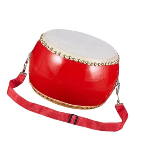 SUPVOX Schlagzeug Cowhide Holztrommel mit Sticks und Riemen Musik Percussion Instrument für Hand Augen Koordination und Musikalischem Verständnis SUPVOX Schlagzeug Cowhide Holztrommel mit Sticks und Riemen Musik Percussion Instrument für Hand Augen Koordination und Musikalischem Verständnis von Supvox