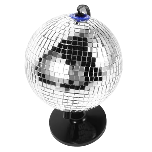 SUPVOX Silberner Disco Ball mit Drehfunktion Reflektierende Kugel für Kreative Bürodekoration Einzigartiges Cooles Gadget für Schreibtisch und Stilvolle Raumgestaltung SUPVOX Silberner Disco Ball mit Drehfunktion Reflektierende Kugel für Kreative Bürodekoration Einzigartiges Cooles Gadget für Schreibtisch und Stilvolle Raumgestaltung von Supvox