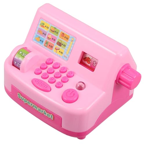 SUPVOX Simulierte Kinderkasse mit Sound und Scanner Sensorische Lernkasse für Mädchen Kompakte Rollenspiel Kasse für Vorschule Fördert Logisches Denken und Teamwork SUPVOX Simulierte Kinderkasse mit Sound und Scanner Sensorische Lernkasse für Mädchen Kompakte Rollenspiel Kasse für Vorschule Fördert Logisches Denken und Teamwork von Supvox