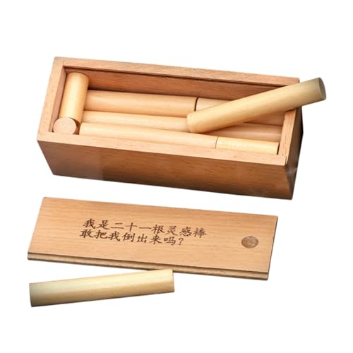 SUPVOX Teiliger Holz Brain Teaser Stick Puzzle Pädagogisches Förderspielzeug Ab Jahren Glatte Oberfläche Sicher und Langlebig Fördert Geschicklichkeit und Koordination für Erwachsene SUPVOX Teiliger Holz Brain Teaser Stick Puzzle Pädagogisches Förderspielzeug Ab Jahren Glatte Oberfläche Sicher und Langlebig Fördert Geschicklichkeit und Koordination für Erwachsene von Supvox