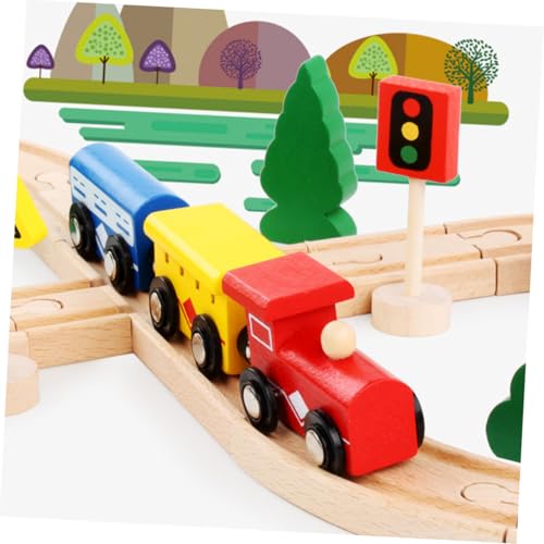 SUPVOX Teiliges Holzspielzeug Zug Set aus Buchenholz Pädagogisches Puzzlespiel Fantasieanregendes Schienenfahrzeug für Jungen und Mädchen Kreatives Lernspielzeug SUPVOX Teiliges Holzspielzeug Zug Set aus Buchenholz Pädagogisches Puzzlespiel Fantasieanregendes Schienenfahrzeug für Jungen und Mädchen Kreatives Lernspielzeug von Supvox