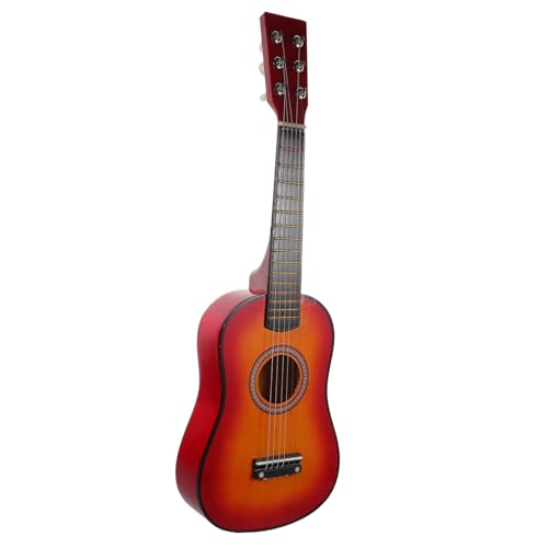 SUPVOX Übungsgitarre Holzspielzeug Folk Instrument Anfänger Musikinstrument Geschenk für Ab Jahren SUPVOX Übungsgitarre Holzspielzeug Folk Instrument Anfänger Musikinstrument Geschenk für Ab Jahren von Supvox
