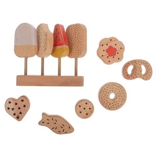 Supvox 1 Set Eiscreme-Spielset aus Holz: Eiscreme-Spielzeug für Kleinkinder mit Donuts aus Holz – Lebensmittel-Simulationsladen, Rollenspiel-Küchenzubehör für Kinderpartys und Festivals Supvox 1 Set Eiscreme-Spielset aus Holz: Eiscreme-Spielzeug für Kleinkinder mit Donuts aus Holz – Lebensmittel-Simulationsladen, Rollenspiel-Küchenzubehör für Kinderpartys und Festivals von Supvox