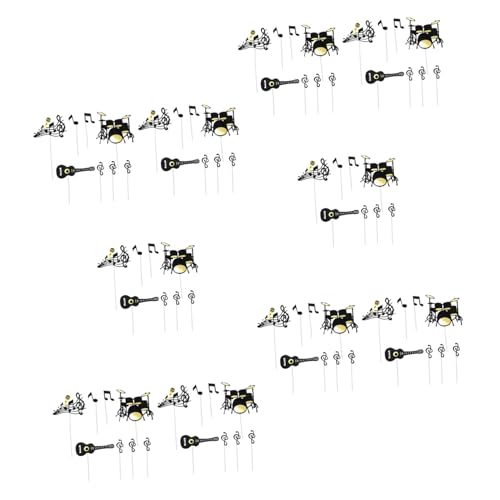 Supvox 10 Sets Lover Topper Drum Geburtstagsdekorationen Note Piano Cake Shower Picks Dekorationszubehör Spieler Topper Für Instrumente Gitarrennoten Musikthema Schwarz Supvox 10 Sets Lover Topper Drum Geburtstagsdekorationen Note Piano Cake Shower Picks Dekorationszubehör Spieler Topper Für Instrumente Gitarrennoten Musikthema Schwarz von Supvox