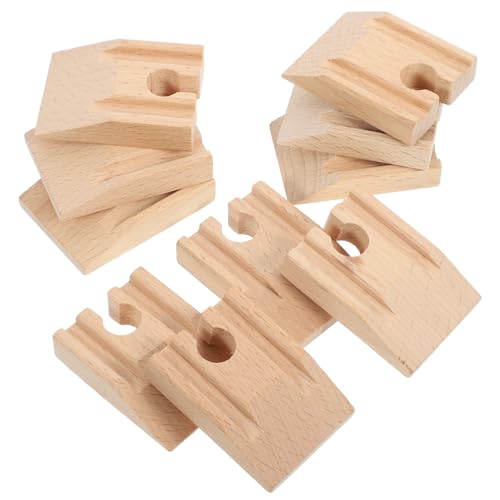 Supvox Holzeisenbahn Schienen Zubehör 10 Stücke Holz Schienen für Eisenbahnspielzeuge Pädagogisches Spielzeug für Kinder für Kreative Spielwelten Supvox Holzeisenbahn Schienen Zubehör 10 Stücke Holz Schienen für Eisenbahnspielzeuge Pädagogisches Spielzeug für Kinder für Kreative Spielwelten von Supvox
