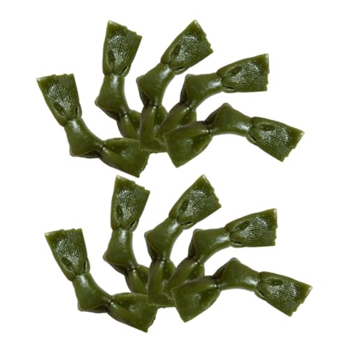 Supvox 10 Stück Simulierter Kelp -Knoten vorgeben künstlich Party Kleinkind Lebensmitteldekor Grill Requisiten Mini-Essen gefälschter Algenknoten PVC Grün Supvox 10 Stück Simulierter Kelp -Knoten vorgeben künstlich Party Kleinkind Lebensmitteldekor Grill Requisiten Mini-Essen gefälschter Algenknoten PVC Grün von Supvox