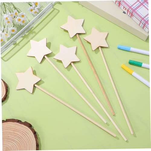Supvox 10 Stück Teiliges DIY Zauberstab Bastelset für Leichte Sternstäbe Kreative Feenstäbe zum Bemalen und Gestalten Sicher und Langlebig für Mädchengeburtstag und Feen Accessoires Supvox 10 Stück Teiliges DIY Zauberstab Bastelset für Leichte Sternstäbe Kreative Feenstäbe zum Bemalen und Gestalten Sicher und Langlebig für Mädchengeburtstag und Feen Accessoires von Supvox