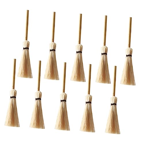 Supvox 10 Stück Teiliges Mini Besen für Puppenhaus Realistische Dekorationen für Langlebige Spielzeuge aus Hochwertigem Material für Kreative Spielwelten Supvox 10 Stück Teiliges Mini Besen für Puppenhaus Realistische Dekorationen für Langlebige Spielzeuge aus Hochwertigem Material für Kreative Spielwelten von Supvox