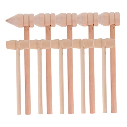 Supvox 10 Stück Teiliges Mini holzhammer Leichtes Holzspielzeug mit Praktischem Design Fördert Handmotorik bei Kindern Robustes Material als Pädagogisches Kinderspielzeug Supvox 10 Stück Teiliges Mini holzhammer Leichtes Holzspielzeug mit Praktischem Design Fördert Handmotorik bei Kindern Robustes Material als Pädagogisches Kinderspielzeug von Supvox