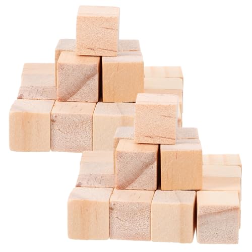Supvox 100 Stück Teiliges Holzbauwürfel Würfel Holzbausteine für Kreatives DIY Pädagogisch Sicher Fördert Fantasie und Handwerk Supvox 100 Stück Teiliges Holzbauwürfel Würfel Holzbausteine für Kreatives DIY Pädagogisch Sicher Fördert Fantasie und Handwerk von Supvox