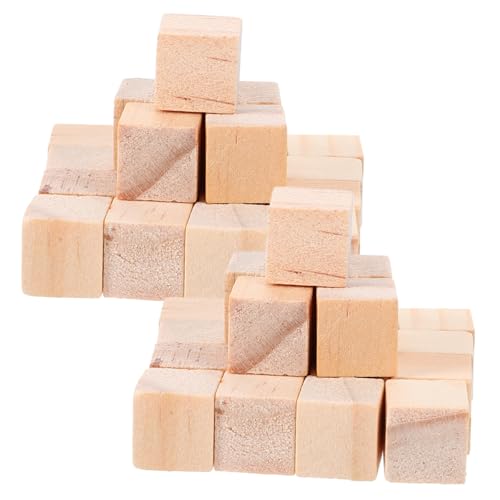 Supvox 100 Stück Teiliges Kleine Holzbausteine Blanko Würfel Pädagogisches DIY Bauklötze Für Kreativität Logisches Denken Hand Auge Koordination Supvox 100 Stück Teiliges Kleine Holzbausteine Blanko Würfel Pädagogisches DIY Bauklötze Für Kreativität Logisches Denken Hand Auge Koordination von Supvox