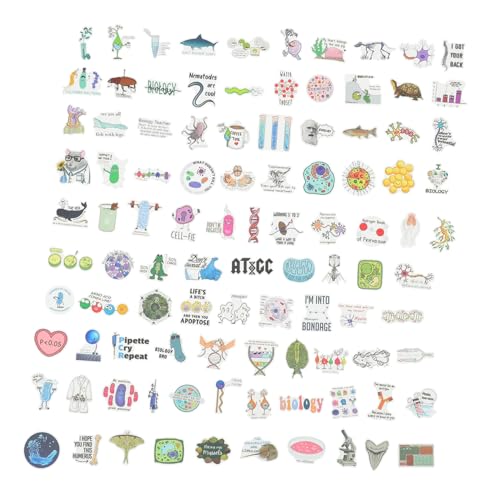 Supvox 100 Stück Teiliges Wissenschafts Aufkleber mit Niedlichen Labor Motiven Selbstklebend Wasserfest Geeignet für Laptop Koffer Wasserflasche Scrapbook Vielseitig Einsetzbar Langlebig Supvox 100 Stück Teiliges Wissenschafts Aufkleber mit Niedlichen Labor Motiven Selbstklebend Wasserfest Geeignet für Laptop Koffer Wasserflasche Scrapbook Vielseitig Einsetzbar Langlebig von Supvox
