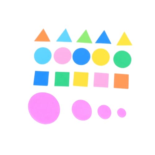 Supvox 1000 Stück Teiliges Bunter Selbstklebender Eva Formen Sticker Geometrische Figuren für Kreative Gestaltung Lernspielzeug Kinderaufkleber zur Frühkindlichen Supvox 1000 Stück Teiliges Bunter Selbstklebender Eva Formen Sticker Geometrische Figuren für Kreative Gestaltung Lernspielzeug Kinderaufkleber zur Frühkindlichen von Supvox