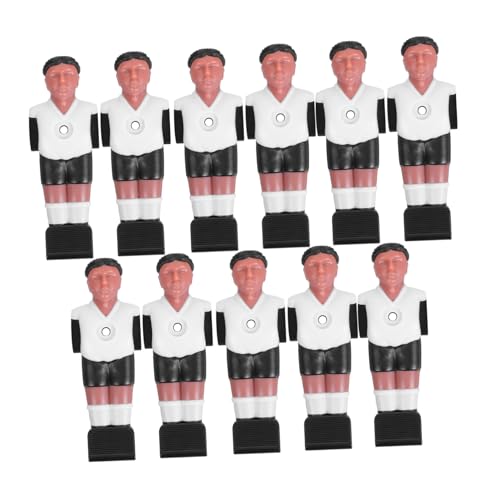 Supvox 11 Stück Teiliges Tischfußball Ersatzspieler aus Kunststoff rutschfeste Kickerfiguren in Weiß mit Schwarzem Haar Langlebige Foosball Spieler Ersatzteile für Tischkicker Spielspaß Supvox 11 Stück Teiliges Tischfußball Ersatzspieler aus Kunststoff rutschfeste Kickerfiguren in Weiß mit Schwarzem Haar Langlebige Foosball Spieler Ersatzteile für Tischkicker Spielspaß von Supvox