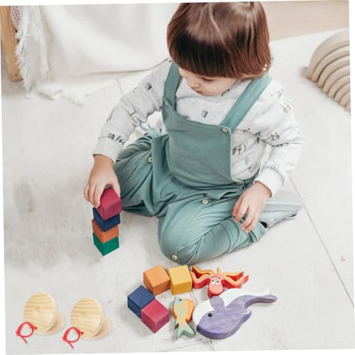 Supvox 12 Stck Teiliges Holz Kastagnetten Langlebiges Fingerinstrument aus Naturholz Ergonomisch Geformt Sicher und Komfortabel Musikspielzeug zur Frühkindlichen und Rhythmischem Lernen Supvox 12 Stck Teiliges Holz Kastagnetten Langlebiges Fingerinstrument aus Naturholz Ergonomisch Geformt Sicher und Komfortabel Musikspielzeug zur Frühkindlichen und Rhythmischem Lernen von Supvox