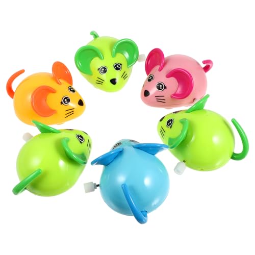 Supvox 12 Stck. Teiliges Aufziehmäuse Spielzeugset Bunte Cartoon Wind Up Mäuse für Geburtstagsgeschenk Sicher Glatte Oberfläche Fördert Koordination und Fantasie Spaß Tier für Kleinkinder Supvox 12 Stck. Teiliges Aufziehmäuse Spielzeugset Bunte Cartoon Wind Up Mäuse für Geburtstagsgeschenk Sicher Glatte Oberfläche Fördert Koordination und Fantasie Spaß Tier für Kleinkinder von Supvox