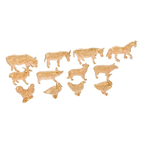 Supvox 12 Stück Miniatur Bauernhoftiere Figurenset Tierfiguren für Lernspielzeug und Deko für Zuhause für Geburtstagsfeiern und Weihnachten Supvox 12 Stück Miniatur Bauernhoftiere Figurenset Tierfiguren für Lernspielzeug und Deko für Zuhause für Geburtstagsfeiern und Weihnachten von Supvox