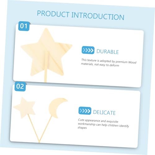 Supvox 12 Stück Teiliges DIY Zauberstab aus Holz Glatte Kanten Bemalbar Kreatives Bastelset für Kindergeburtstage Fasching Hochzeit und Kostümpartys Stern und Mondsymbole Geschenkidee Supvox 12 Stück Teiliges DIY Zauberstab aus Holz Glatte Kanten Bemalbar Kreatives Bastelset für Kindergeburtstage Fasching Hochzeit und Kostümpartys Stern und Mondsymbole Geschenkidee von Supvox