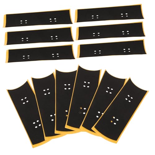Supvox 12 Stück Teiliges Fingerboard Grip Tape Langlebiges Rutschfestes Mini Skateboard Zubehör Vielseitig Kompatibel Verschleißfest für Finger Skateboards Supvox 12 Stück Teiliges Fingerboard Grip Tape Langlebiges Rutschfestes Mini Skateboard Zubehör Vielseitig Kompatibel Verschleißfest für Finger Skateboards von Supvox