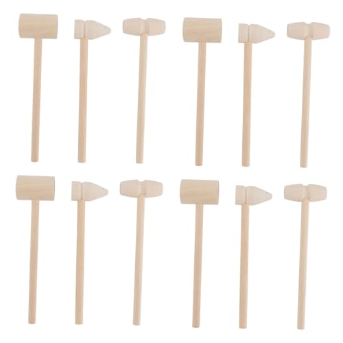 Supvox 12 Stück Teiliges Holzspielzeug Mini Holzhammer Motorikspielzeug zum Klopfen und Sicher Poliert Langlebig Fördert Hand Auge Koordination und Geschicklichkeit für Haushaltsgebrauch Supvox 12 Stück Teiliges Holzspielzeug Mini Holzhammer Motorikspielzeug zum Klopfen und Sicher Poliert Langlebig Fördert Hand Auge Koordination und Geschicklichkeit für Haushaltsgebrauch von Supvox