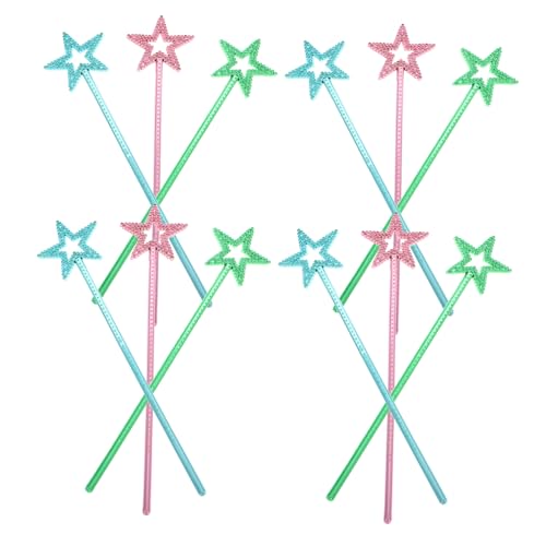 Supvox 12 Stück Teiliges Plastikstäbe mit Fünfzackigem Stern Bunte Kunststoff Wand für Mädchen Leichte Kindersichere Prinzessin Stäbe für Party Halloween Rollenspiel und Kreative Spiele Supvox 12 Stück Teiliges Plastikstäbe mit Fünfzackigem Stern Bunte Kunststoff Wand für Mädchen Leichte Kindersichere Prinzessin Stäbe für Party Halloween Rollenspiel und Kreative Spiele von Supvox