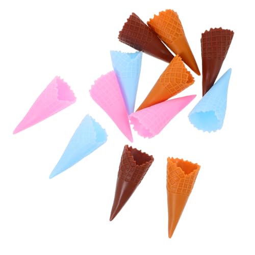 Supvox 12 Stück Teiliges Realistischer Künstlicher Eiscreme waffelhörnchen Detailgetreue für Spiel und Deko Vielseitig Kombinierbar Langlebiges Material Supvox 12 Stück Teiliges Realistischer Künstlicher Eiscreme waffelhörnchen Detailgetreue für Spiel und Deko Vielseitig Kombinierbar Langlebiges Material von Supvox