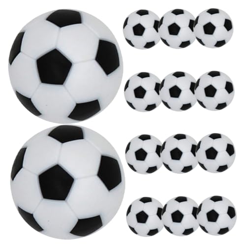 Supvox 14 Stück Tischfußballball Schreibtisch-fußbälle Fußballbälle Mini-tischfußballspiel -ersatz Tischfußball-ersatz Tischspiel Fußbälle Tischfussball Black Die Hüften von Supvox