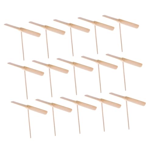 Supvox 15 Stück Teiliges Holz Flugspielzeug Fliegende Bambuslibelle Handbetriebene Outdoor Spielzeuge Lustige Familienaktivitäten Supvox 15 Stück Teiliges Holz Flugspielzeug Fliegende Bambuslibelle Handbetriebene Outdoor Spielzeuge Lustige Familienaktivitäten von Supvox