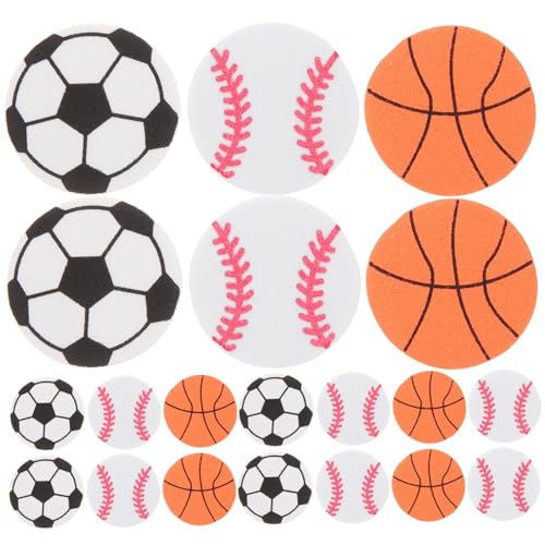 Supvox 150 Blatt Selbstklebende Aufkleber aus hochwertigem Schwammmaterial Fußball Basketball Baseball Kinderfreundlich für Kinderzimmer Spielräume und Sportfans Supvox 150 Blatt Selbstklebende Aufkleber aus hochwertigem Schwammmaterial Fußball Basketball Baseball Kinderfreundlich für Kinderzimmer Spielräume und Sportfans von Supvox
