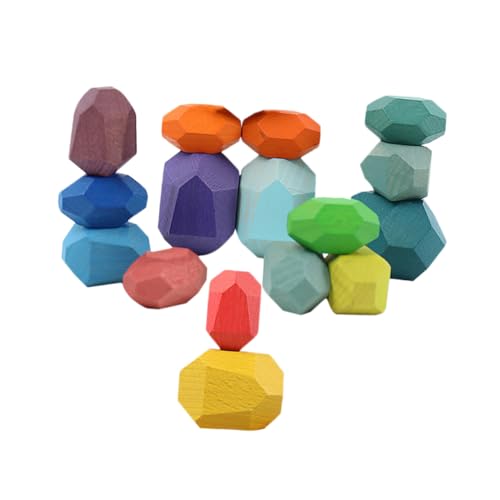 Supvox 16 Stück Teiliges Stapelset aus farbigem Buchenholz Montessori Stapelsteine für Fördert Feinmotorik Kreativität und Logisches Denken Sicherer Holzspielzeug bausatz Supvox 16 Stück Teiliges Stapelset aus farbigem Buchenholz Montessori Stapelsteine für Fördert Feinmotorik Kreativität und Logisches Denken Sicherer Holzspielzeug bausatz von Supvox
