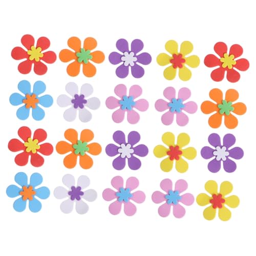 Supvox 160 Stück Teiliges Eva Moosgummi Sticker Blumenform Selbstklebend Bunte Bastelaufkleber für DIY Kindergarten Wanddekoration Jungen Mädchen Scrapbooking Zufällige Zufällige Farbe Supvox 160 Stück Teiliges Eva Moosgummi Sticker Blumenform Selbstklebend Bunte Bastelaufkleber für DIY Kindergarten Wanddekoration Jungen Mädchen Scrapbooking Zufällige Zufällige Farbe von Supvox