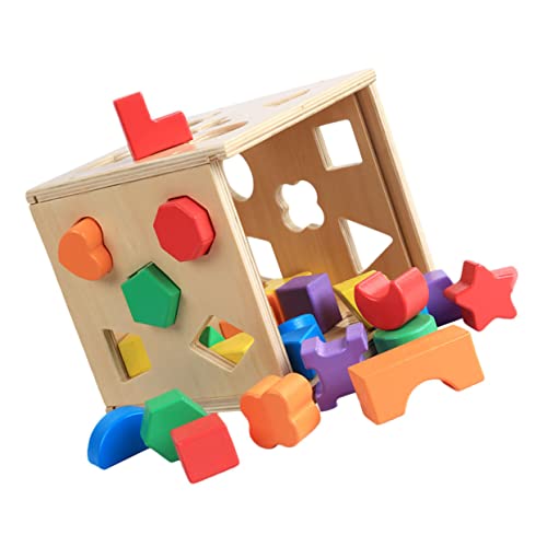 Supvox Intelligentes Holz Formen Matching Spielzeug für Kinder Pädagogisches Lernspielzeug 25 Formsortierblöcke Sicher und Langlebig für Frühe Entwicklung Supvox Intelligentes Holz Formen Matching Spielzeug für Kinder Pädagogisches Lernspielzeug 25 Formsortierblöcke Sicher und Langlebig für Frühe Entwicklung von Supvox