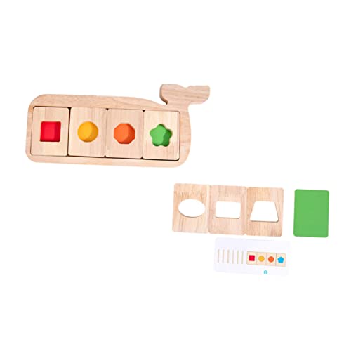 Supvox 1Satz Walförmiges Holzgeometrisches Puzzle für Pädagogisches Lernspielzeug Kognitiven Fähigkeiten und Farberkennung für Kleinkinder Ab Jahren Supvox 1Satz Walförmiges Holzgeometrisches Puzzle für Pädagogisches Lernspielzeug Kognitiven Fähigkeiten und Farberkennung für Kleinkinder Ab Jahren von Supvox