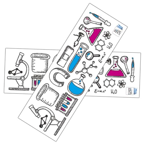 Supvox 2 Blätter Labor Wandtattoo Chemische Labor Elemente PVC Wandaufkleber Abnehmbar Wiederverwendbar für Schüler Zimmer Dekoration Glatte Flächen Supvox 2 Blätter Labor Wandtattoo Chemische Labor Elemente PVC Wandaufkleber Abnehmbar Wiederverwendbar für Schüler Zimmer Dekoration Glatte Flächen von Supvox