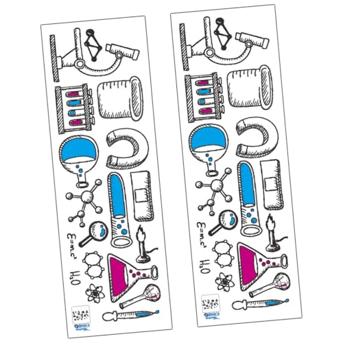 Supvox 2 Blätter Wissenschaftliche Labor Wandsticker Teiliges Bunte Selbstklebende PVC Wanddekoration Abnehmbar für Schlafzimmer Wohnzimmer und Tv Hintergrund Geeignet Supvox 2 Blätter Wissenschaftliche Labor Wandsticker Teiliges Bunte Selbstklebende PVC Wanddekoration Abnehmbar für Schlafzimmer Wohnzimmer und Tv Hintergrund Geeignet von Supvox