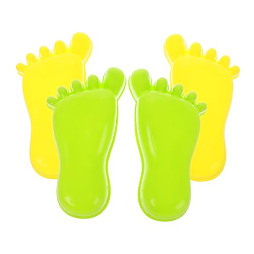Supvox 2 Paare Fußabdruck Sandspielzeug Kunststoff Sandformen für Kreative Strandspielzeug Förmchen in Gelb und Grün Langlebig und Leicht für Sandkasten und Outdoor Spielspaß Supvox 2 Paare Fußabdruck Sandspielzeug Kunststoff Sandformen für Kreative Strandspielzeug Förmchen in Gelb und Grün Langlebig und Leicht für Sandkasten und Outdoor Spielspaß von Supvox