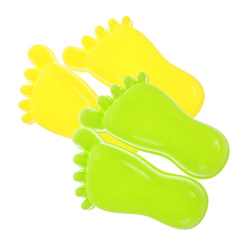 Supvox 2 Paare Sandspielzeug Fußabdruck Formen Kunststoff Strandförmchen für Kreative Sandmodellierung Outdoor Realistische Fußabdruck Sandformen Vielseitige Sandkastenzubehör Supvox 2 Paare Sandspielzeug Fußabdruck Formen Kunststoff Strandförmchen für Kreative Sandmodellierung Outdoor Realistische Fußabdruck Sandformen Vielseitige Sandkastenzubehör von Supvox
